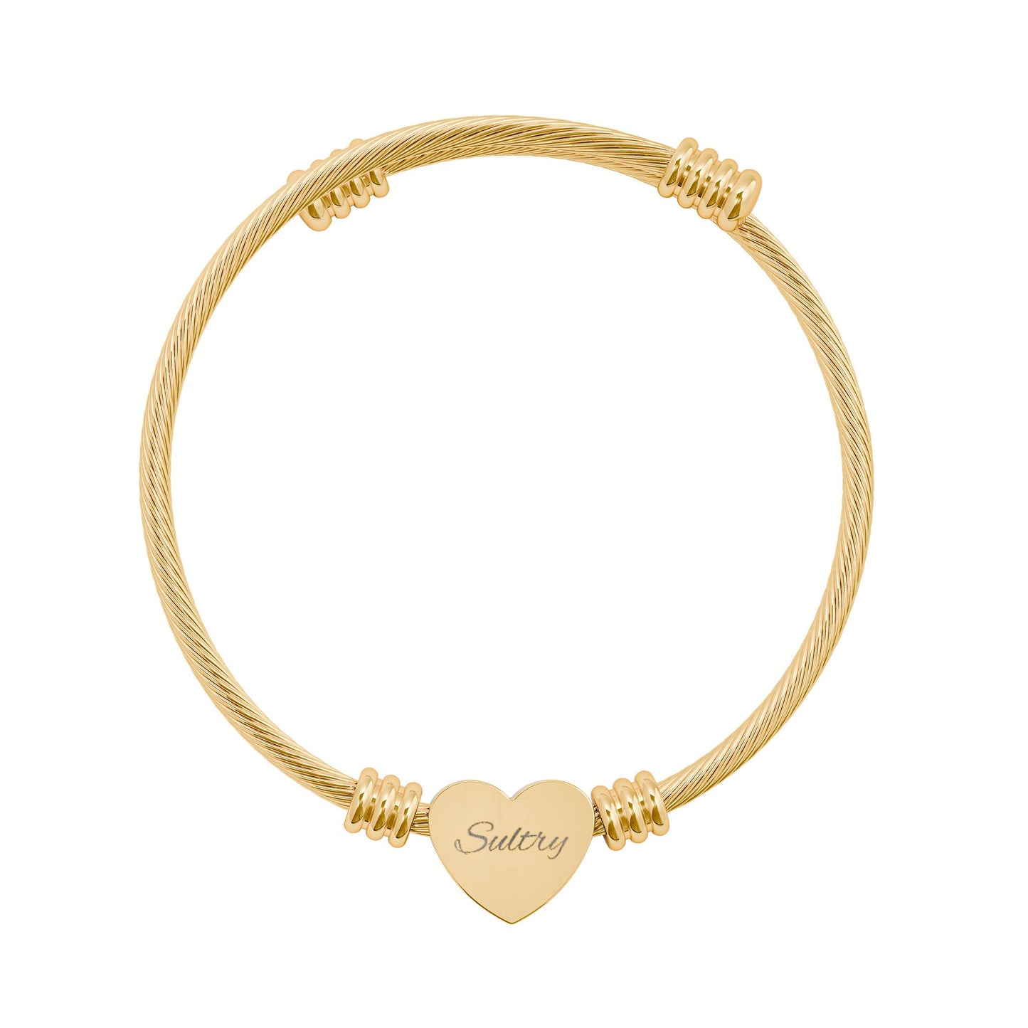 Heart Cuff Bracelet (SULTRY)